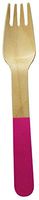 Pantryware Essentials PE RASP Block Print Fork 72 PE Block Print Fork, Raspberry Red 72 Ct (Pack of 72)