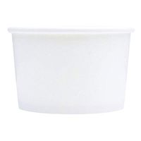 [1,000 Count] White Paper Ice Cream Cups - 4 oz Small Dessert Bowls - Comes In Many Colors & Sizes! Frozen Dessert Supplies