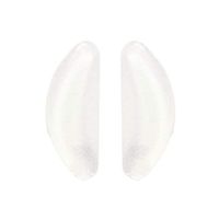 18 Pairs Butterfly Eyeglasses Nose Pads, 2.5mm Transparent Non-Slip Silicone Stick on Nose Pads (US-CBTFNP-Clear)