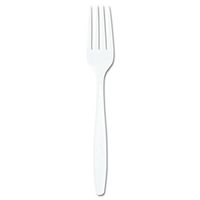 Solo GBX5FW-0007 Xtra-heavy Weight PS White Fork - Boxed (Case of 1000)