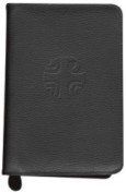 Black Leather Zipper Case for Missals, Liturgy of the Hours and Prayer Books
