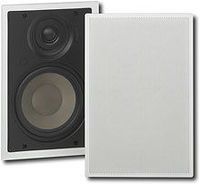 Moderno Design by Sonance - 6-1/2" Full-Range Rectangular In-Ceiling / In Wall Speakers (Pair)