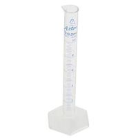 Azlon 537805-0500 Polymethylpentene Graduated Cylinder with Printed Graduations, 500 ml Capacity