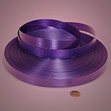 Krafty Klassics 1 Roll of Satin Finish Poly Ribbon (3/4" x 250 Yds, Purple)