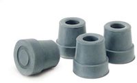 Lumex 9029 Quad Cane Replacement Tips Small Base and one half , Color Gray, Pr-2
