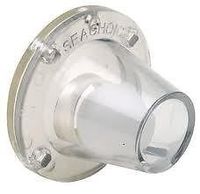 SEACHOICE 18271 Boat Self-Bailing Cockpit Mounted 2-7/8-Inch Scupper Valve Kit, Clear, Small - Fits 3/4"-1-1/2" Openings
