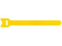 Hook and Loop Tie Wrap - Reusable Cable Ties (6 inch - 50 pack, Yellow)