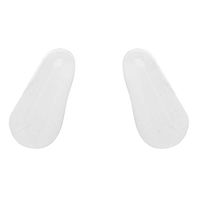 CHICTRY 20 Pairs Eyeglass Nose Pads Soft Adhesive Anti-Slip Silicone Nose Pads Grips for Eyeglass Glasses and Sunglasses Clear Drop-Shaped