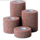 3300TN Bandage CoFlex Controlled Compression Latex NS 3"x5yd Tan 24/Bx by Andover Coated Products