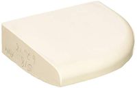 Swan ES20000.018 Solid Surface Corner 2-pieces Shower Soap Dish, 4.75-in L X 4.75-in H X 1-in H, Bisque