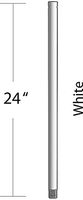 Oxygen 3-6-2406 24" Downrod, White