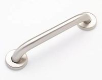 Lifeline Straight Grab Bar - Brushed Nickel | Concealed Mount | Smooth Grip | 32 inch