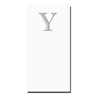 Partypro Y Better Than Linen Monogram Guest Towel (16 CT.)