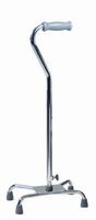 MediChoice Quad Cane, Aluminum, 300-lbs Capacity, 12x8 Inch Base, Large, 2867CANE618 (1 Each)