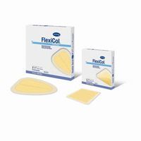 Hartmann 48620000 Flexicol Hydrocolloid Dressing, Sacral, 7" Length, 6" Width (Pack of 5)