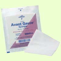 Medline Avant Gauze Sponges-2 inch x 2 inch, 4ply, Sterile 2s,100/Pack, 6Pk/Box