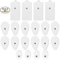 Med X Tens -TENS Unit Pads 20 Replacement Electrode Pads Compatible with Tens Units