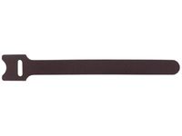 Hook and Loop Tie Wrap - Reusable Cable Ties (8 inch - 50 pack, Black)