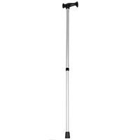 PCP Adjustable Cane, Devon Handle, Aluminum Shaft, Walking Aid, Silver Frost