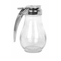Thunder Group GLTWSY014 Syrup Dispenser with Cast Zinc Top, 14-Ounce