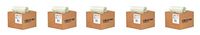 EcoSafe-6400 HB3039-8 Compostable Bag, Certified Compostable, 30-Gallon, Green (Pack of 135) (5-(Pack))