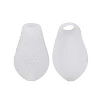 Healifty Toe Bunion Protector Silicone Toe Sleeve 2pcs
