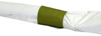 Evergreen N9S279 Paper Napkin Standard Band, 4-1/4" Length x 1-1/2" Width, 0.004" Thick, Olive (Box of 2500)