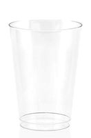 50 Heavy Duty Disposable Cups | 14 oz. Premium Clear Hard Plastic Fancy Glasses for Parties & Weddings (50 Pack) by Bloomingoods