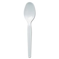 Dixie 5.88" Medium-Weight Polystyrene Plastic Teaspoon by GP PRO (Georgia-Pacific), White, TM217, (Case of 1,000)