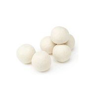 Mokylor 6 Pack 2.4in Premium Wool Dryer Balls,Reusable Natural Fabric Softener,Chemical Free Laundry Dryer Ball