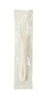 World Centric FO-PS-I Compostable TPLA 6.3" Forks, Individually Wrapped (Pack of 750)