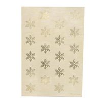 Ivory & Gold Snowflake Envelope Seals