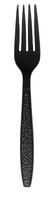 Daxwell Plastic Forks, Heavy Weight Polystyrene (PS), Black, 7 1/8", A10000981 (Case of 1,000)