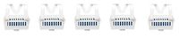 Big D Industries 661 Non-para Toilet Bowl Block, Lasts 30 Days, White, Evergreen Fragrance, Box of 12 (5-(Pack))