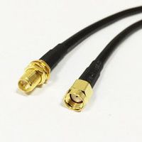 RF WiFi Antenna RP-SMA Male Cable To RP SMA Female Pigtail Wireless 50CM High Quality Ships Quickly From USA