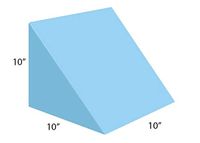 AliMed 45 Degree Medium Positioning Wedge, Upholstered Blue Vinyl