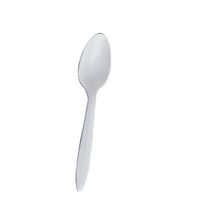 Dart S6BW Style Setter Mediumweight Plastic Teaspoons, White (Case of 1000)
