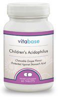 Children's Acidophilus - 60 Chewable Tablets per Bottle (3 Pack)