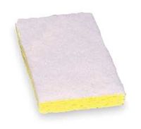 Tough Guy 2NTH2 Scouring Pad, White, PK 20