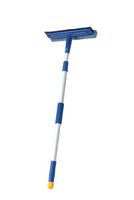 Superio Window Washer and Silicone Squeegee, Auto Easy Grip Extendable Handle Micro-fiber Washer with Rubber Squeegee