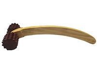 The Indian Arts Wooden Hand Massager Roller Body Stress Acupressure Acupuncture Cutter Massage, 11.5 Inch Log Handle Easy to Handle Pain & Stress Relief Massager