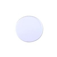 JewelrySupply Plastic Disc 1/2" Clear (10-Pcs)