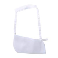 HAOWANG Shoulder Belt Arm Sling Breathable Mesh Elbow Brace Fracture Support Strap Accessories Supplies Adjustable White