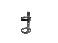 FWF Oxygen Permanent Wall Mount for 1 (D OR E Style) Cylinder Diameter 4.3" Made in USA