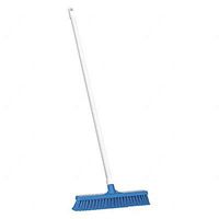 VIKAN Blue Polypropylene Push Broom with Handle