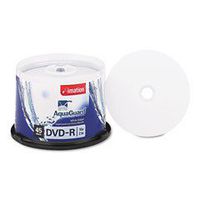 DVD-R, Aquaguard Inkjet Printable Surface, 4.7GB, 16X, White (IMN26220) Category: DVD Media