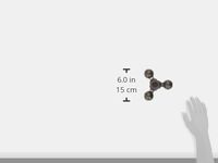 RAM MOUNTS (RAM-B-289U Triple 1" Ball Base