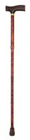 Duro-Med Designer Folding Walking Cane, Adjustable Walking Cane, Copper Swirl
