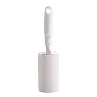 Lint Remover Roller for Clothes, Portable Fuzz Fabric Shaver Razor for Sweater Wool Products Blankets Carpets, Manual Clothes Epilator with Plastic Handle, Household Cleaning Tool (White)