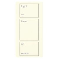 Lutron PJ-3B-GLA-T01 3-Button Wireless Remote, Light Almond
